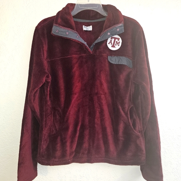 Texas a&m pro edge maroon velvety sweater medium - Picture 1 of 4